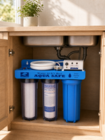 3 Stage Aqua Safe Water Filtration System – Premium Water Purification System for Home & Office