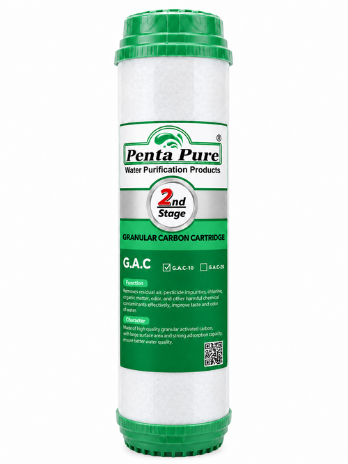 Penta Pure G.A.C. Granular Carbon Water Filter Cartridge – 2nd Stage
